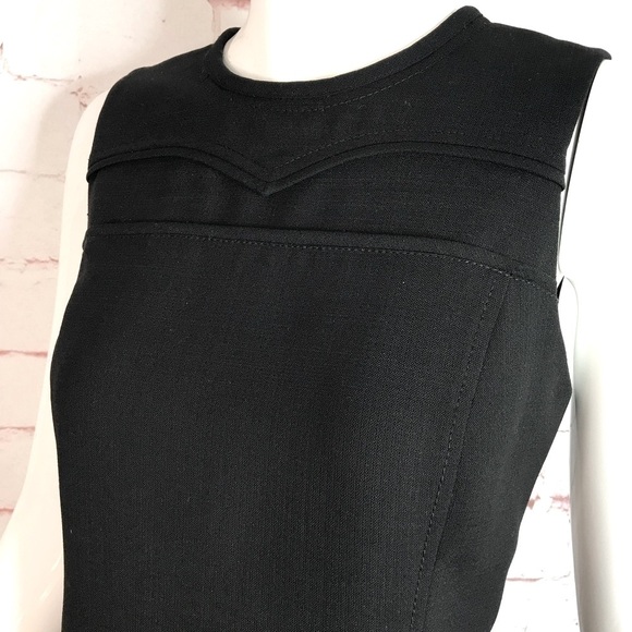 TORY BURCH LBD Sleeveless Black Sheath Dress Size 4 - Picture 12 of 13